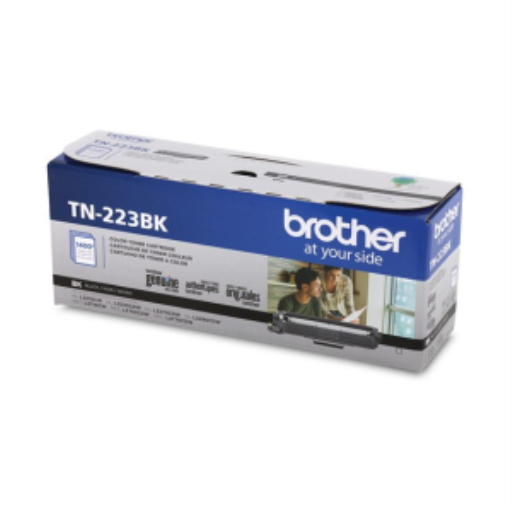 Brother TN223BK Genuine Standard Yield Black Toner Cartridge — 1,400 Pages