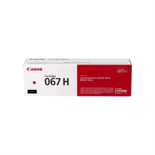 Canon 067H High Yield Magenta Toner Cartridge (5104C001) — Genuine OEM