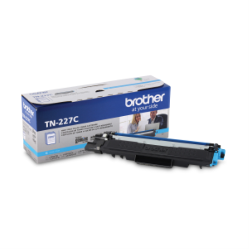 Brother TN227C Genuine High Yield Cyan Toner Cartridge — Genuine OEM