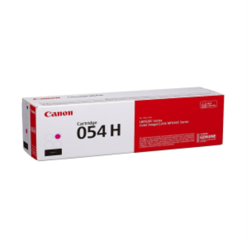 Canon 054H High Yield Magenta Toner Cartridge (3026C001) — Genuine OEM