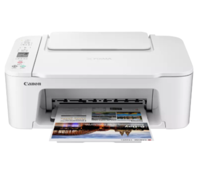 Canon PIXMA TS3720 Wireless All-in-One Home Printer — White (6671C023)