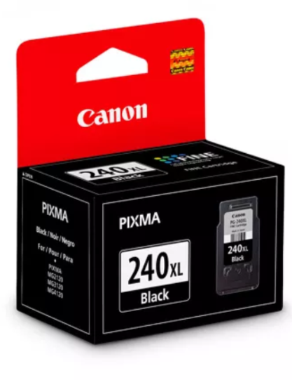 Canon PG-240XL High Yield Black Ink Cartridge (5206B001) — Genuine OEM