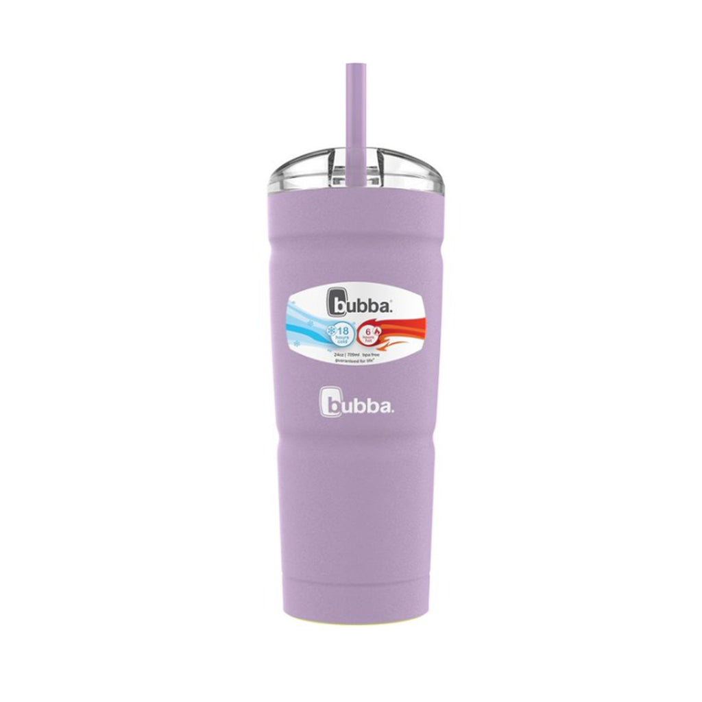 bubba Envy S Stainless Steel Tumbler, 24 oz (709 ml), Straw Lid, Lavendar