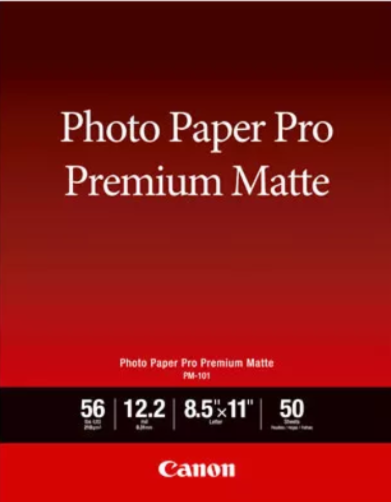 Photo Paper Pro Premium Matte 8.5x11 (50 Sheets)